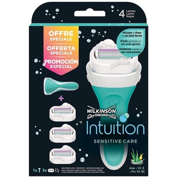 Holiaci strojček pre ženy Intuition Sensitiv e rukoväť + 3 rôzne hlavice